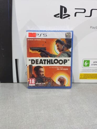 oyun rol seti: Playstation 5 üçün deathloop oyun diski. Tam yeni, original bağlamada — 1