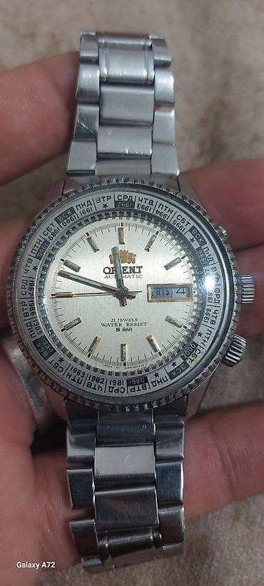 orient saatlari: Qol saatı, Orient, rəng - Yaşıl — 1