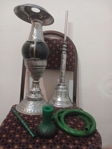 uzuk sekilleri: Nərdilan (şişəli) nargilə dəsti - Material: əsas hissələr metal — 2