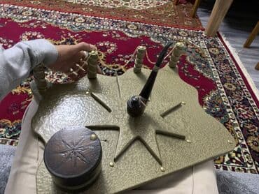 Antiq üslubda tütünçülük dəsti – dekorativ masaüstü kompozisiya -