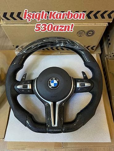 turbo az lifan: BMW F30 ve F seriasi üçün sport sükan – karbon lif örtüklü - Model — 3