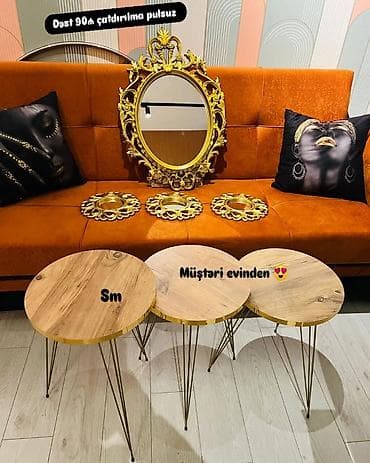 qedimi guzgu: Güzgü Divar üçün, Oval, Dekorativ, Naxışlı — 1