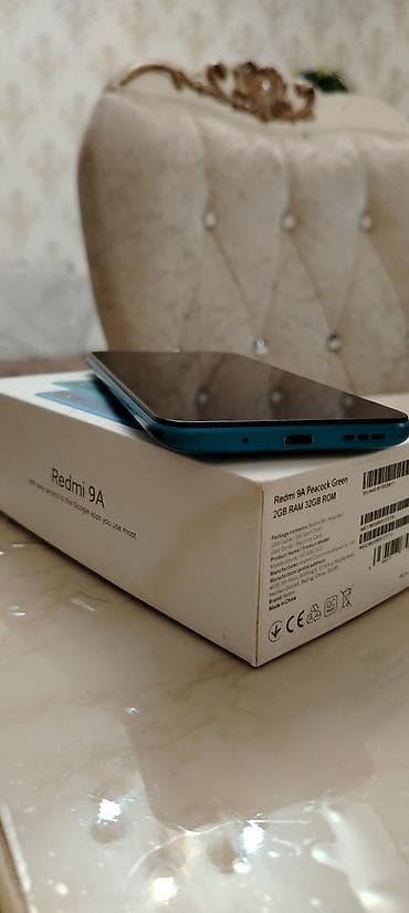 Redmi 9A, 32 ГБ, цвет - Зеленый, Две SIM карты — 1