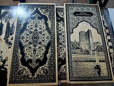 + 3 azn das ve zer Ağacdan hazırlanmış “Old Baku – Maiden’s Tower”