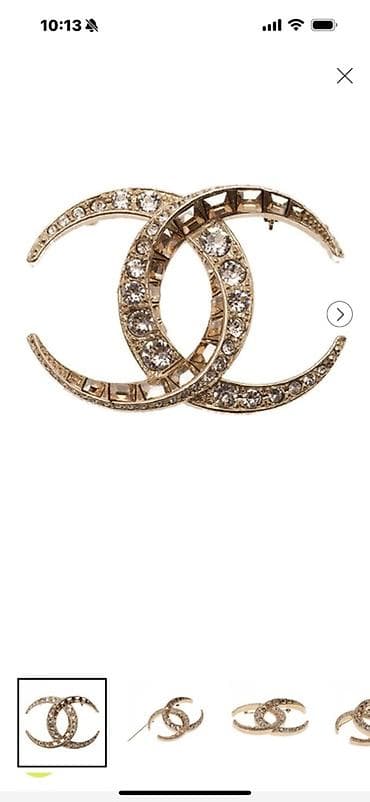 Şəxsi əşyalar: CHANEL krisTAL QAWLI broş – ORJINALDIR BAHA ALINIB 280manat REAL — 6