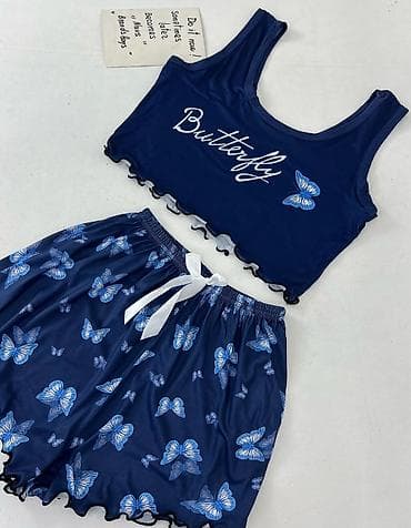 Qadınlar üçün maykalı pijamalar Ölçü: standart. Hamsı yeni,etiketlidir