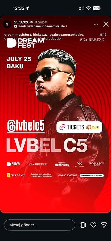 DREAM FEST 25 iyul Bu günə 2 bilet var ciddi istəyənlər yazsın at lalafo.az DREAM FEST 25 iyul Bu günə 2 bilet var ciddi istəyənlər yazsın