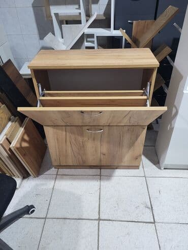 taxta dolab: Yeni, Açılan, 2 qapılı Düz dolab, Ayaqqabı dolabı — 2