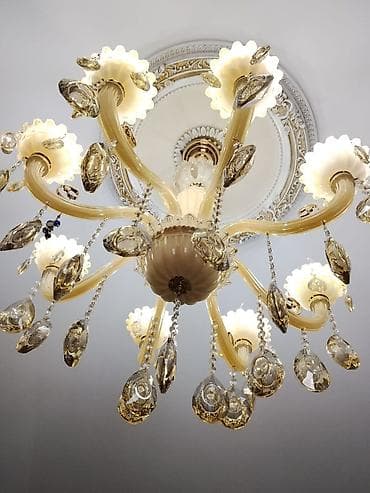 lüstür satışı: Çılçıraq, 8 lampa, Xrustal — 1