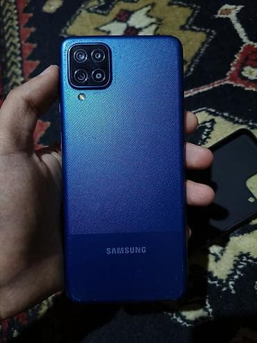 samsung je 1: Samsung Galaxy A12, 128 GB, rəng - Mavi, İki sim kartlı — 3