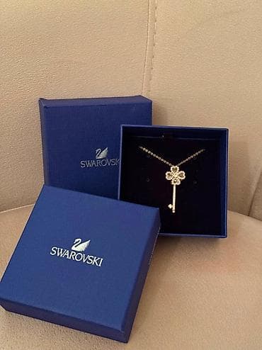 Kulonlar: Orginal baha alinib Swarovski boyunbağı – Açar formalı kulon - — 1