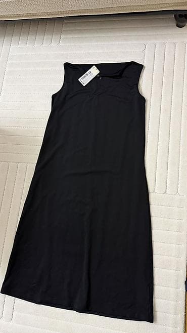 qara sade donlar: Qara rəngli sadə dizaynlı qadın donu - Model: əlçəkən kəsim — 1