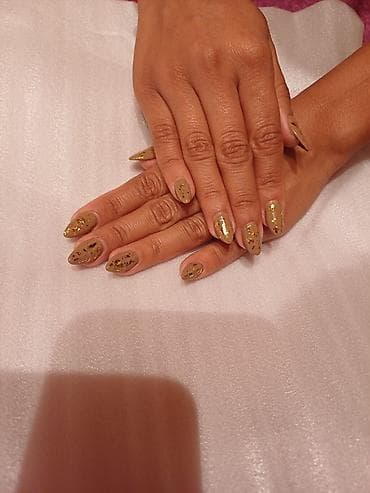 sade dirnaq sekilleri: Evdə Manikür və gel-lak xidməti - Klasik və aparatsız manikür - — 5