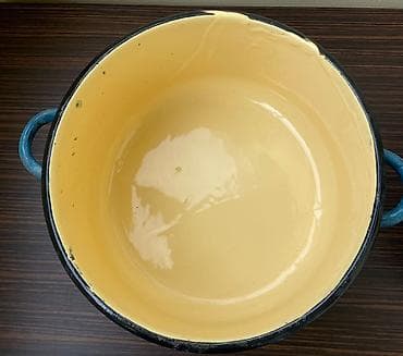 Emal Örtüklü Tökmə Qazan Dəsti (2 ədəd) Sovetindir. Anlayışı olan — 4