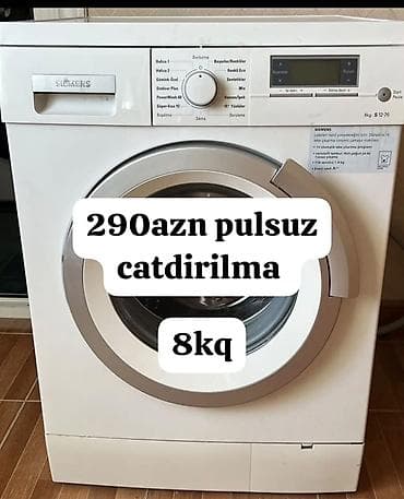 Siemens önyükləməli paltaryuyan maşın - Yük həcmi: 8 kq - İdarəetmə — 1