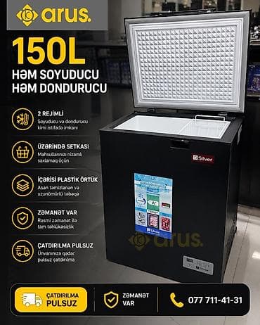 Soyuducu Satılır, rəng - Qara