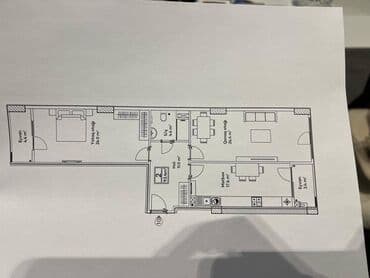 nermanov evler: 2 otaqlı, Yeni tikili, m. Gənclik, 86 kv. m — 2