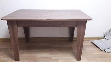 acılan stul: Taxta yemək/çay masası - Material: təbii ağac fakturalı MDF/laminat — 1
