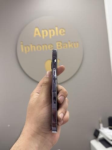 ipona: IPhone 14 Pro, 128 GB, Deep Purple, Zəmanət, Simsiz şarj, Face ID — 3
