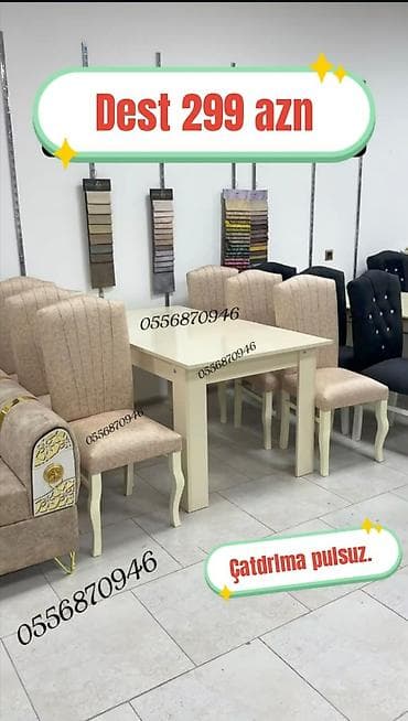 Sifarişlə ofis mebeli: Düz masa, Qonaq otağı üçün, 6 nəfər, Açılmayan, Rusiya, Zəmanətli — 6