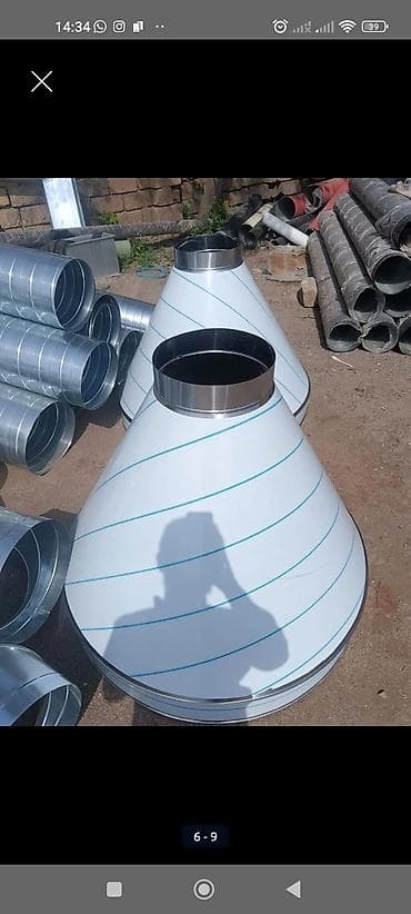 Металлоискатели: Mətbəx üçün paslanmayan poladdan (nerj) havadartma zontiki/aspirasiya — 7