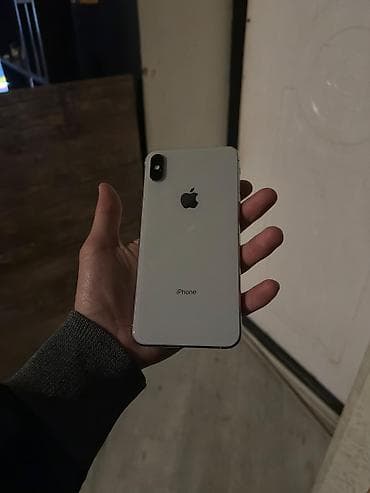 2 el ayfon: IPhone Xs Max, 64 GB, Ağ, Face ID — 1