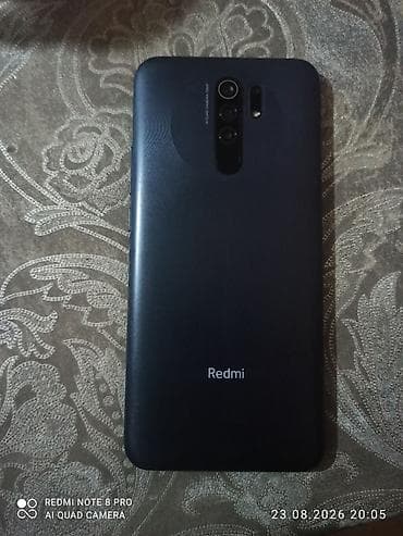 ucuz telefonlar irşad: Redmi 9 (M2004J19AG) smartfon - Rəng: Qara (Mat arxa qapaq, Redmi — 4