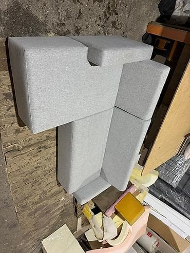 ofis divanlari: Künc divan, Açılmayan, Bazasız, Parça, Çatdırılma yoxdur — 4