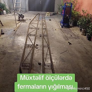 a frame ev tikintisi: Metal konstruksiya və ferma istehsalı/xidməti - Müxtəlif ölçülərdə — 2
