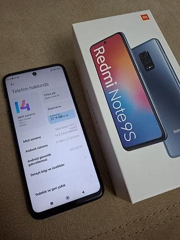 telfon samsuq: Redmi Note 9S, 64 GB, rəng - Mavi, İki sim kartlı — 4