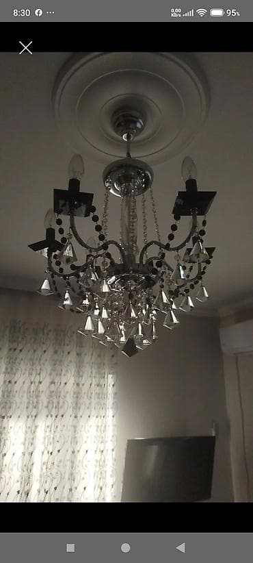 lyustralar: Çılçıraq, 6 lampa, Metal — 1