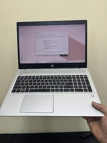 ucuz nodbuklar: HP ProBook 450 G7 noutbuku Əsas xüsusiyyətlər: - Prosessor: Intel — 1