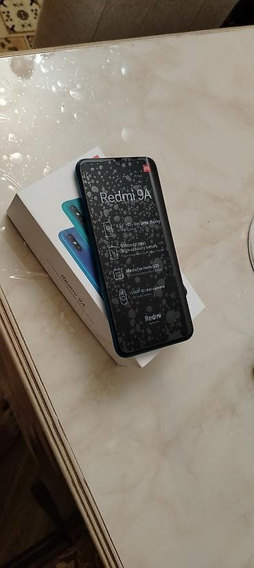 Redmi 9A, 32 ГБ, цвет - Зеленый, Две SIM карты — 5