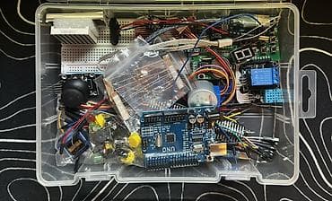 Инструменты: Arduino UNO əsaslı elektronika dəst’i Yeni qiymət: 60 AZN (şəkildə — 3