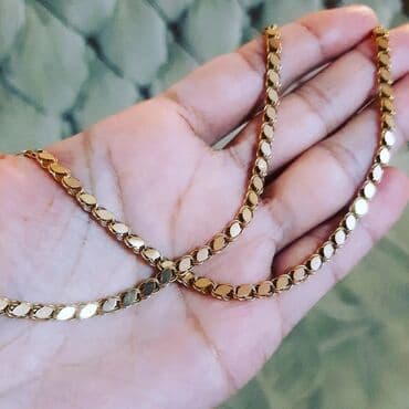 tək qaş: Boyunbağı, Sarı qızıl, 585 Əyar, 8400 g — 3