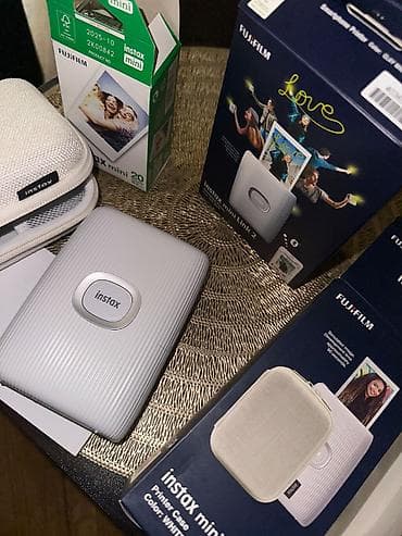 canon pixma e414: Fujifilm Instax Mini Link 2 (ağ rəng) Çox az işlənib, ideal — 3