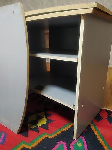 Дом и сад: Б/у, Угловой ТВ стенд, С полками, Ламинат — 3