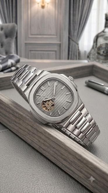 saat barter: PATEK PHİLİPPE 
 Kişi üçün 
 Mexanika 
 Avro zamok — 2