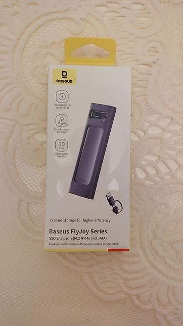 Baseus FlyJoy Series – Xarici M.2 SSD disk oxutma üçün korpus.Yeni