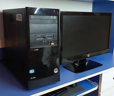 HP masaüstü kompüter + monitor dəsti Detallar: - Sistem bloku: HP