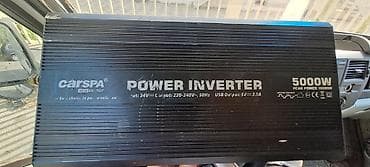 Nəqliyyat: CARSPA Power Inverter – 5000W (Pik 10000W) - Giriş: DC 24V (batareya — 1