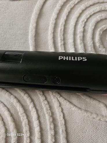su dalgasi fen: Philips saç ütüsü - Brend: Philips - Rəng: qara, çəhrayı halqa — 3