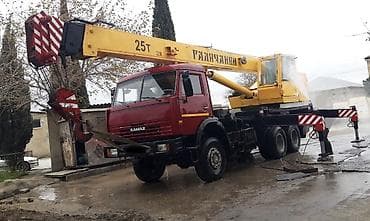 kamaz siqnali: KamAZ kran 5320, 25 tonluq, 3 mostludur. Maşın çox ideal — 7