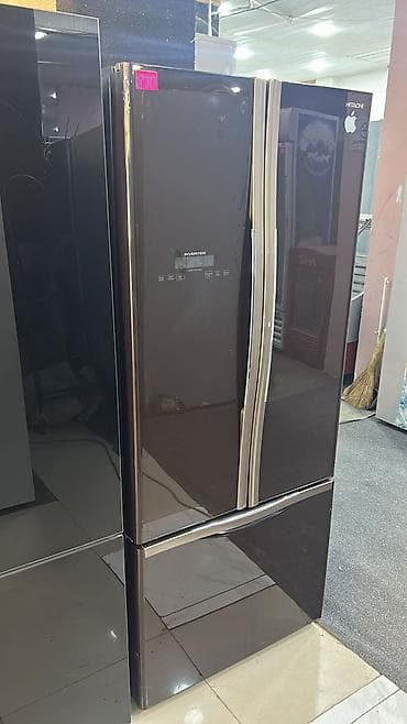 3 qapılı Hitachi Soyuducu Satılır, rəng - Qara