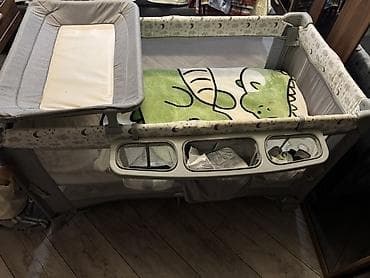 nəni: Uşaq üçün qatlanan manej/çarpayı - 2-si 1-də funksionallıq: həm rahat — 2