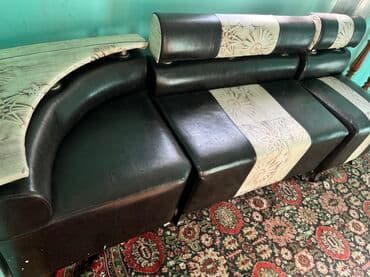 Termolar: Künc divan, Açılmayan, Bazasız, Süni dəri, Çatdırılma yoxdur — 1