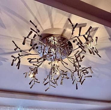 Çılçıraq, 10 və daha çox lampa, Metal