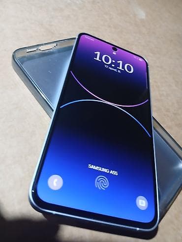 samsung soyuducu: Samsung Galaxy A55, 128 GB, rəng - Ağ, Barmaq izi — 1