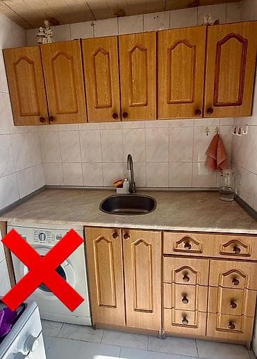 metbext masası: Mətbəx mebel dəsti - Material: ağac dekorlu MDF/LDSP görünüşlü — 1