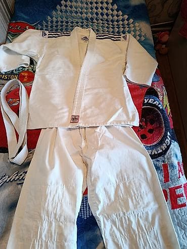 Dəstlər: Adidas ağ cüdo dəsti yaxşı vəziyyətdədir satılır - Brend: Adidas - — 3